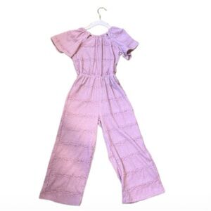 Zara Dusty Pink Girls Jumpsuit